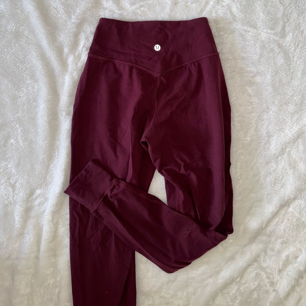 lululemon athletica 28” Burgundy Align Joggers